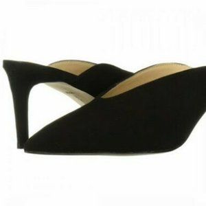 New Adrienne Vittadini 'Adrian' Black Suede Mule 9